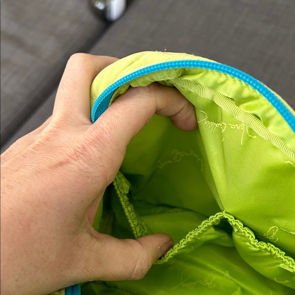 Vera Bradley Cosmetic Bag. Approximately 7” long and 9” wide. - Picture 6 of 6